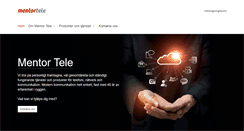 Desktop Screenshot of mentortele.se